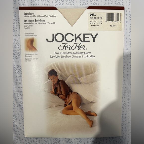 NIB: Jockey control top panty nylons.  5 pairs. - Picture 3 of 7